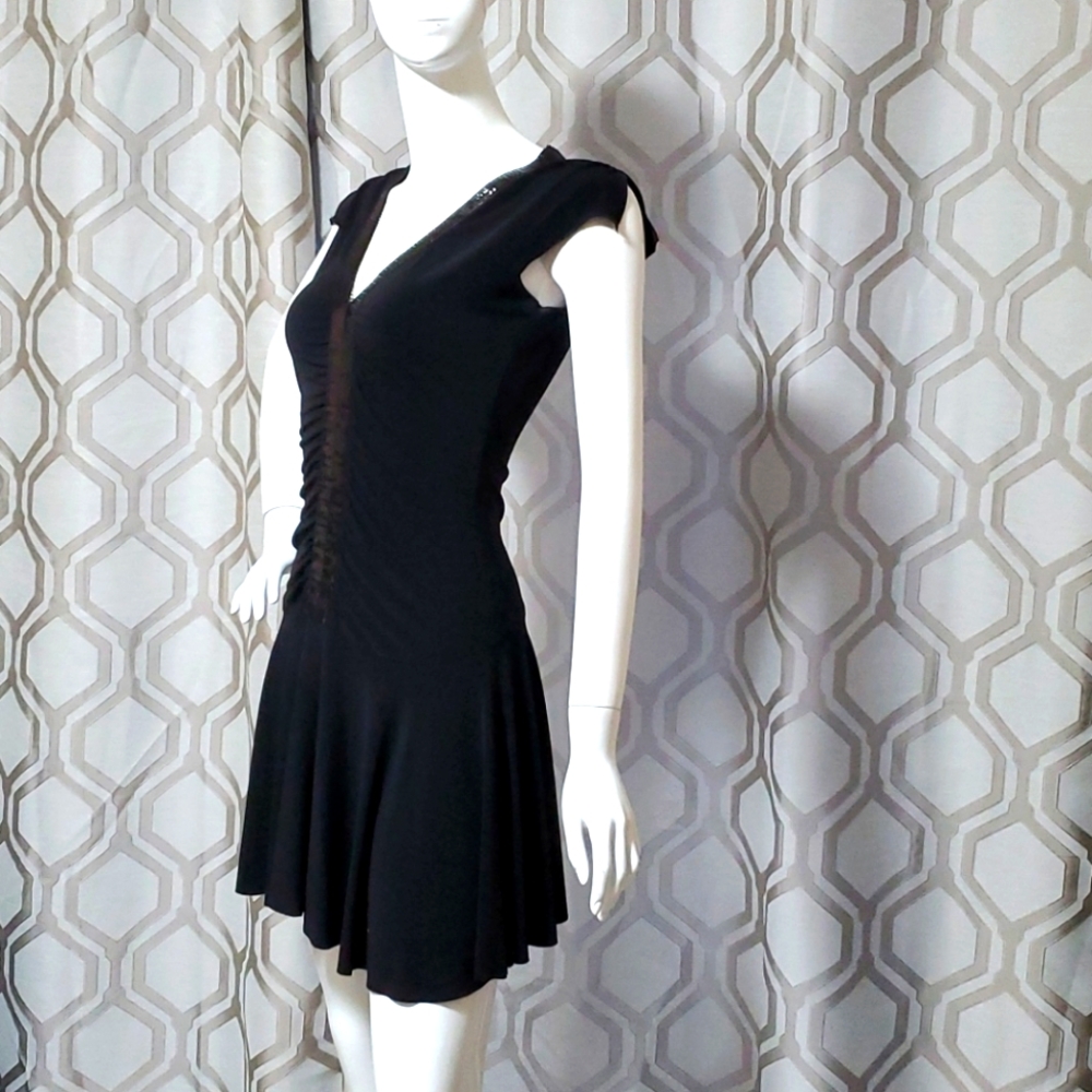 Little black dress with sequins
